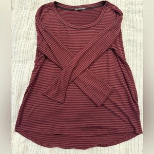 Striped Red and Black Harlowe & Graham Sweater